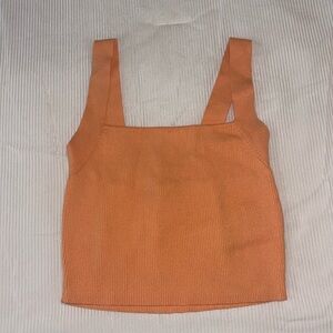 Zara Orange crop top
